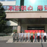 共话军民鱼水情  郑州市人防办开展“八一”建军节慰问活动